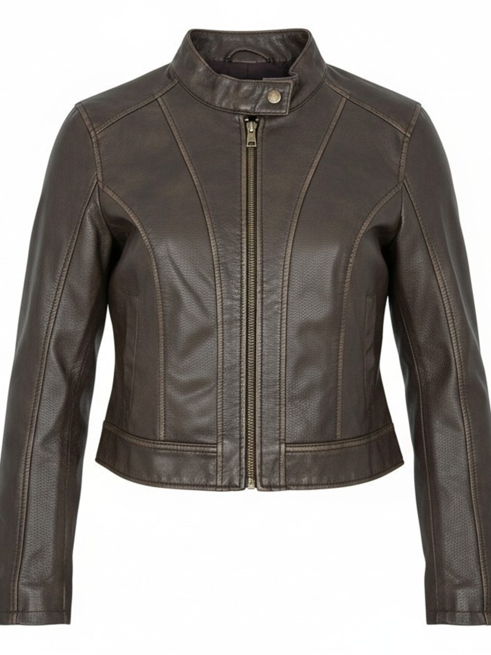 NWT Levi’s Brown Faux Leather Racer Moto Jacket Large